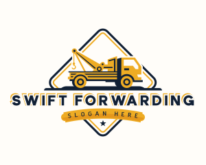 Tow Truck Forwarding logo design