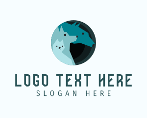 Veterinary - Blue Animal Sanctuary logo design