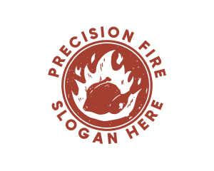 Fire Roasted Chicken logo design