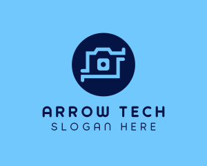 High Tech Camera logo design