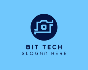 High Tech Camera logo design