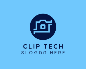 High Tech Camera logo design