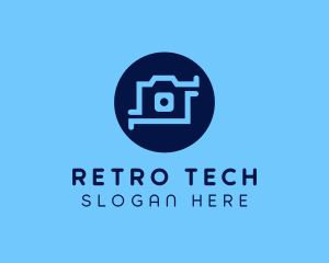 High Tech Camera logo design