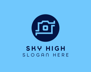 High Tech Camera logo design