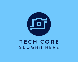 High Tech Camera logo design