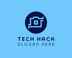 High Tech Camera logo design