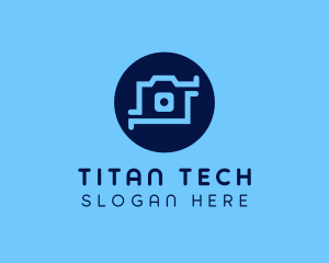 High Tech Camera logo design