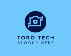 High Tech Camera logo design