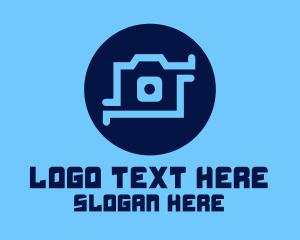 Instagram - High Tech Camera logo design