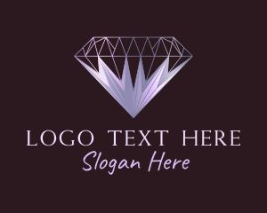 Precious Stone - Elegant Luxury Diamond logo design