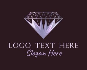 Minimalism - Elegant Luxury Diamond logo design