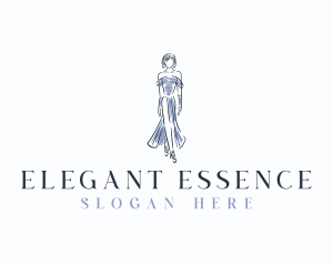 Model - Fashion Woman Modeling logo design