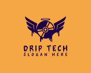 Dripping - Dripping Music Disc logo design