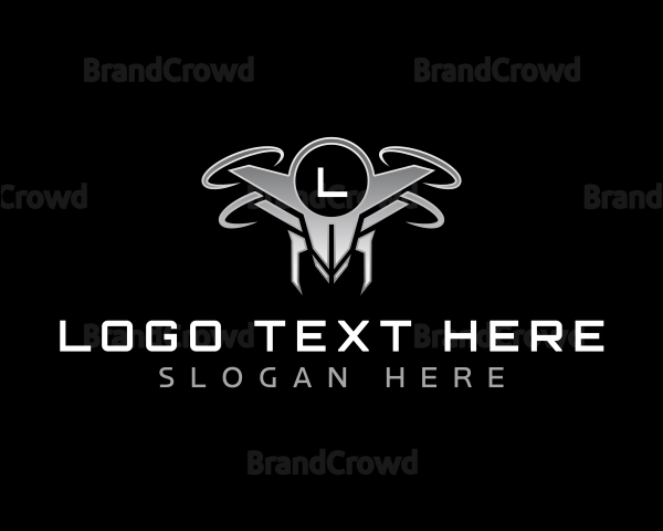 Drone Aerial Quadcopter Logo