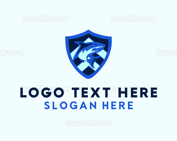 Shark Shield Crest Logo