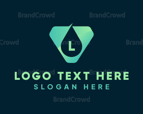 Gradient Liquid Droplet Logo