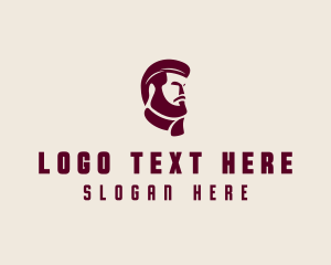 Hippy - Beard Barber Gentleman logo design