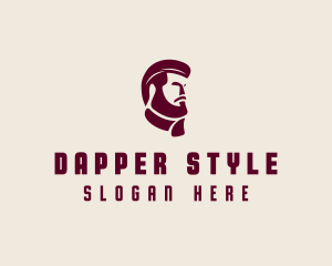 Dapper - Beard Barber Gentleman logo design