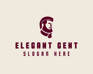 Gentleman - Beard Barber Gentleman logo design