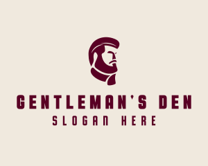 Beard Barber Gentleman logo design