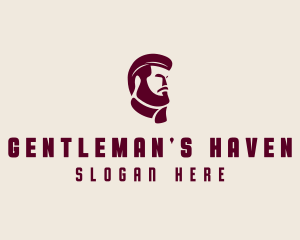 Beard Barber Gentleman logo design