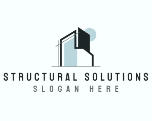 Geometric Architecture  Structure logo design