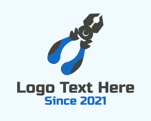 Repair Tool - Mechanic Pliers Tool logo design