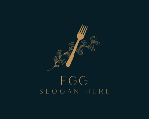 Company - Fork Leaves Fine Dining logo design