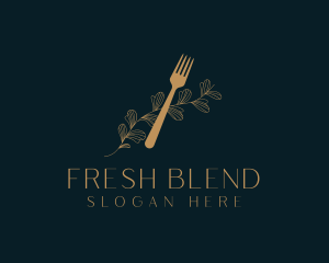 Ingredients - Fork Leaves Fine Dining logo design