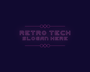 Gaming Neon Tech logo design