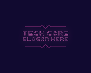 Gaming Neon Tech logo design