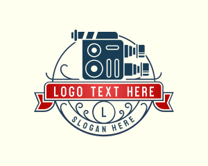Film - Retro Filming Studio logo design