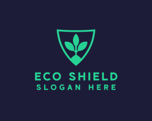 Healthy Plant Shield logo design