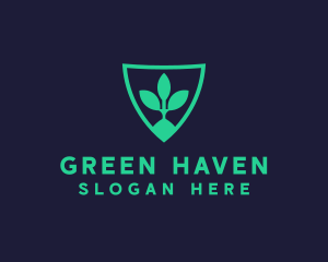 Healthy Plant Shield logo design