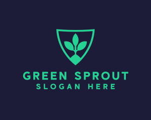 Healthy Plant Shield logo design