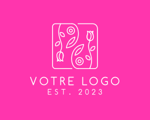 Decoration - Rose Ornament Decoration logo design