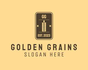 Grains - Wheat Baker Pastry logo design