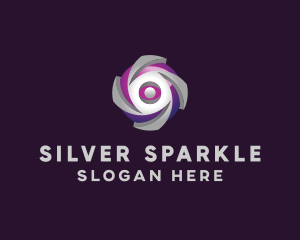 Silver - 3D Cyber Sphere logo design