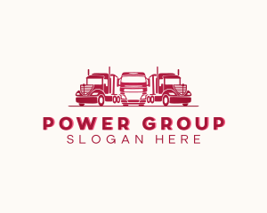 Freight Truck Logistics Logo