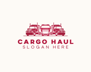 Freight Truck Logistics logo design