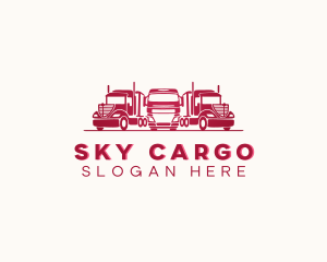 Freight Truck Logistics logo design