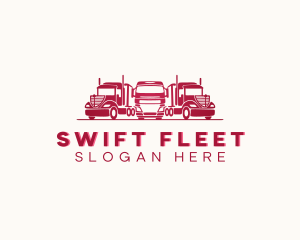 Fleet - Freight Truck Logistics logo design