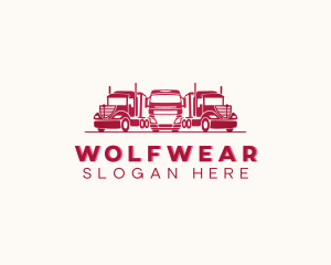 Shipping - Freight Truck Logistics logo design