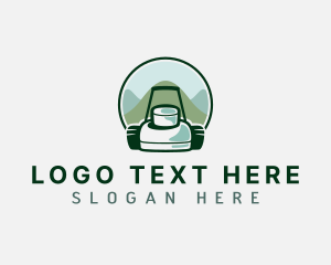 Farmer - Landscaping Lawn Mowing logo design