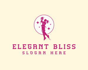 Female Basketball Varsity Player Logo