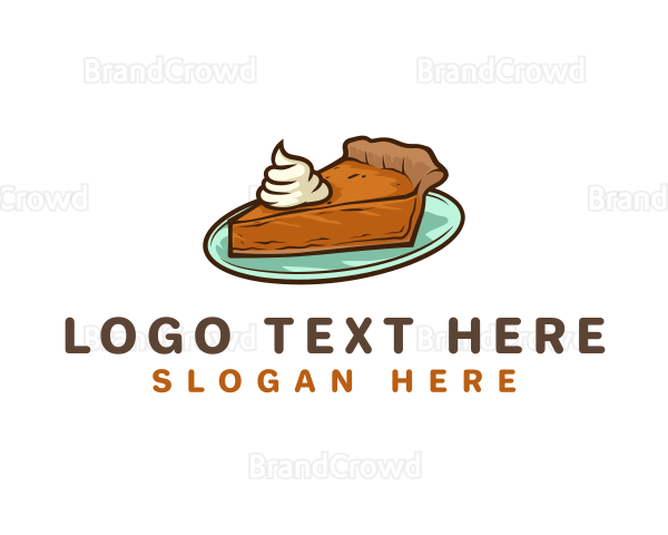 Icing Pie Dessert Logo