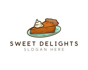 Icing Pie Dessert logo design