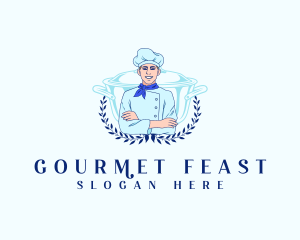 Gourmet Culinary Chef logo design