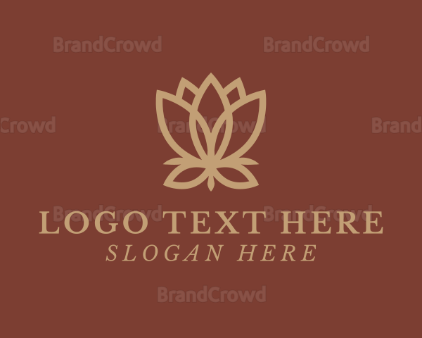 Luxury Lotus Flower Logo