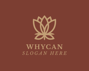 Meditation - Luxury Lotus Flower logo design